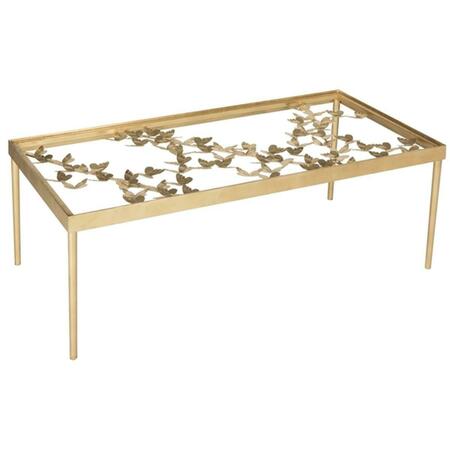 SAFAVIEH Rosalia Butterfly Coffee Table - 17.75 x 48 x 24 in. FOX2589A